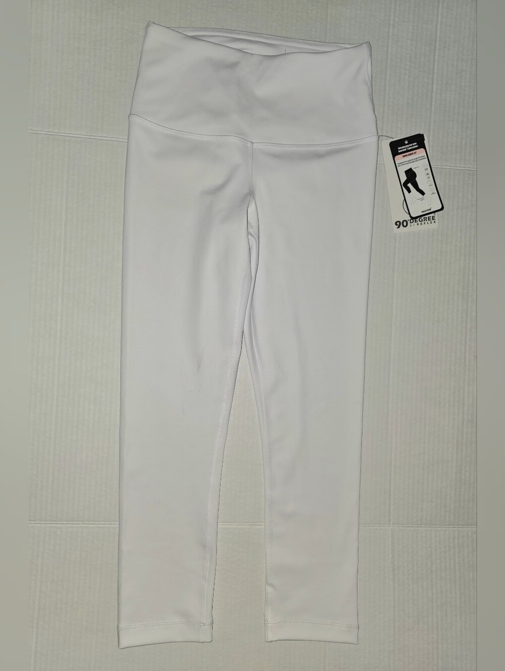 90 Degree By Reflex White Womens' High-Waist Active Leggings Size XS